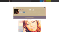 Desktop Screenshot of ici-miley.skyrock.com