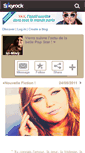 Mobile Screenshot of ici-miley.skyrock.com