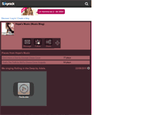 Tablet Screenshot of hopemusics.skyrock.com
