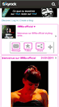 Mobile Screenshot of imma-officiall.skyrock.com