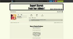 Desktop Screenshot of numberonegame.skyrock.com