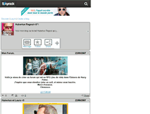 Tablet Screenshot of hubertus-reg0ut.skyrock.com