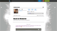 Desktop Screenshot of miranda-kerrsource.skyrock.com