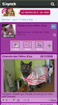 Mobile Screenshot of felins-isa.skyrock.com