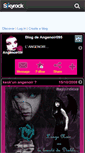 Mobile Screenshot of angenoir095.skyrock.com