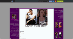 Desktop Screenshot of leyton-x3-x3-story.skyrock.com