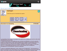 Tablet Screenshot of cheerleagirls.skyrock.com