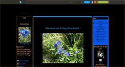 Desktop Screenshot of gentianebleue.skyrock.com