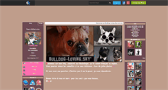 Desktop Screenshot of bulldog-loving.skyrock.com
