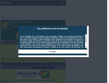 Tablet Screenshot of photofiltre-explication.skyrock.com