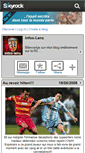 Mobile Screenshot of infos-lens.skyrock.com