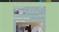 Desktop Screenshot of my-collection-ladygaga.skyrock.com