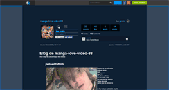 Desktop Screenshot of manga-love-video-88.skyrock.com