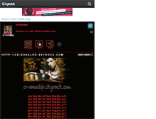Tablet Screenshot of cr-ronaldo.skyrock.com