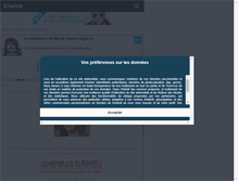 Tablet Screenshot of mzelle-meline.skyrock.com