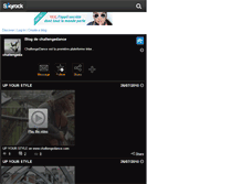 Tablet Screenshot of challengedance.skyrock.com