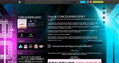 Desktop Screenshot of concoursmelodie7.skyrock.com