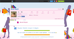 Desktop Screenshot of madinmylie.skyrock.com