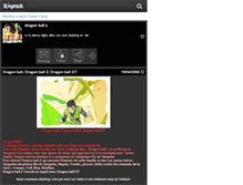 Tablet Screenshot of dragonballz4815.skyrock.com