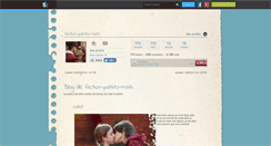 Desktop Screenshot of fiiction-patiito-matii.skyrock.com