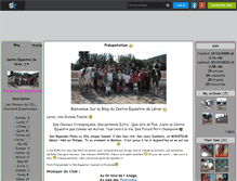 Tablet Screenshot of centre-equestre-de-leran.skyrock.com