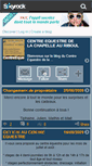 Mobile Screenshot of centreequestrechapelle.skyrock.com