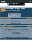 Tablet Screenshot of centreequestrechapelle.skyrock.com