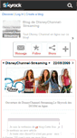 Mobile Screenshot of disneychannel-streaming.skyrock.com