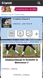 Mobile Screenshot of citation-cheval.skyrock.com
