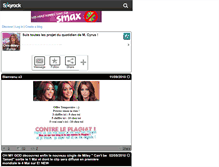 Tablet Screenshot of chic-miley-cyrus.skyrock.com