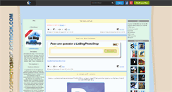 Desktop Screenshot of leblogphotoshop.skyrock.com