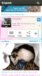 Mobile Screenshot of cookie-le-rat.skyrock.com