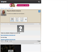 Tablet Screenshot of collection-simpsons.skyrock.com