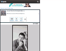 Tablet Screenshot of christophe-mae----x.skyrock.com