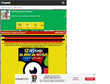 Tablet Screenshot of festivalduboutdumonde.skyrock.com