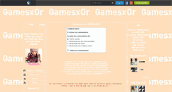 Desktop Screenshot of gamesxor.skyrock.com