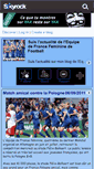 Mobile Screenshot of equipefemininefootball.skyrock.com