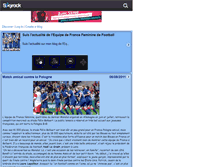 Tablet Screenshot of equipefemininefootball.skyrock.com