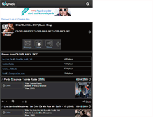 Tablet Screenshot of caz4blanca-music.skyrock.com