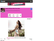 Tablet Screenshot of delphine-missfrance.skyrock.com