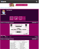 Tablet Screenshot of footfeminin89.skyrock.com