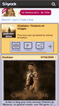 Mobile Screenshot of gladiator-lefilm.skyrock.com