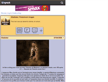 Tablet Screenshot of gladiator-lefilm.skyrock.com