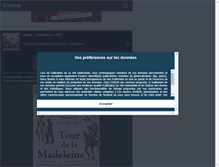 Tablet Screenshot of lamadeleine2007.skyrock.com