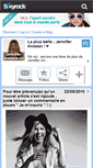 Mobile Screenshot of jennifer-aniston-s2.skyrock.com