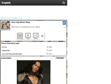 Tablet Screenshot of alicia-keys-fan.skyrock.com