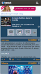 Mobile Screenshot of christianrock.skyrock.com