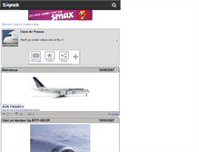 Tablet Screenshot of iloveairfrance.skyrock.com