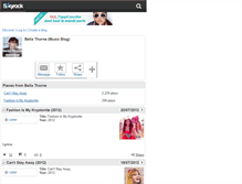 Tablet Screenshot of bellathorne-musique.skyrock.com