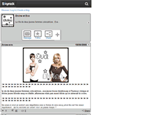 Tablet Screenshot of divine-eva.skyrock.com